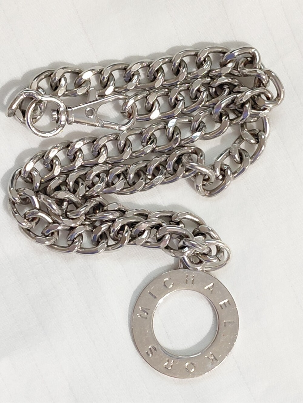 Michael Kors Silver Charm Necklace